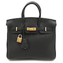 Bolso Hermes Birkin 25 en cuero Togo negro - Hermès