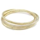 Cartier 18K Yellow Gold Diamond Bangle