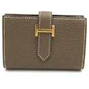 Hermes Bearn Business Card Holder in Gray - Hermès