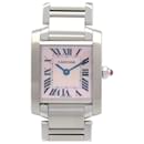 Relógio de pulso feminino Cartier Tank Francaise