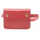 Hermes Red Box Calf Leather Fanny Pack - Hermès