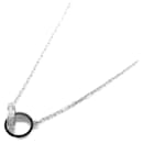 Cartier Baby Love Necklace in White Gold and Ceramic