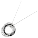 Cartier Trinity Necklace in White Gold and Ceramic