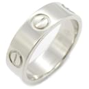 Anel Cartier Love em ouro branco 18K