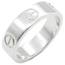 Anel Cartier Love em ouro branco 18K