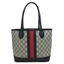 Sac fourre-tout en toile GG Gucci en cuir