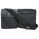 Gucci Black Canvas Waist Pouch Bag