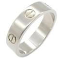 Anillo Cartier Love en oro blanco de 18 quilates