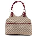 Bolsa de Ombro Gucci GG Canvas