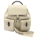 Gucci Bamboo Leder Rucksack