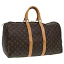 LOUIS VUITTON Monogram Keepall 45 Sac de Boston M41428 LV Auth 83265 - Louis Vuitton