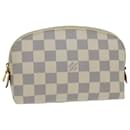 LOUIS VUITTON Kosmetiktasche Damier Azur PM Pouch N60024 LV Auth 77934 - Louis Vuitton