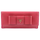 Leather wallet - Prada