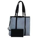 PRADA Sac Tote Nylon Bleu Auth ar12135 - Prada