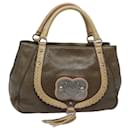 Bolsa de mão LOEWE em couro marrom Auth yk13453 - Loewe