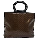 CELINE Macadam Canvas Hand Bag Brown Auth 81446 - Céline