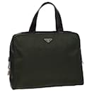 PRADA Borsa a mano in nylon khaki Auth 79664 - Prada