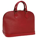 LOUIS VUITTON Sac à main Epi Alma Rouge Castillan M52147 LV Auth 81584 - Louis Vuitton