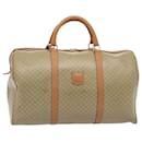 Bolsa Boston em lona Macadam bege Auth yk13637 - Céline