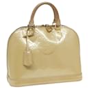 LOUIS VUITTON Monogram Vernis Alma PM Handtasche Broncorail M91445 LV Auth 82272 - Louis Vuitton