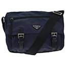 PRADA Shoulder Bag Nylon Purple Auth yk13589 - Prada