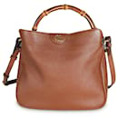 Gucci Brown Calfskin Medium Diana Shoulder Bag