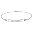 Bracelet Atlas Tiffany & Co. en or blanc 18k 0,03 CTW