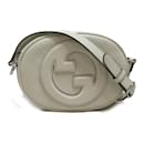 Gucci White Leather Shoulder Bag