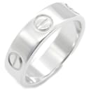 Anillo Cartier Love en oro blanco de 18 quilates