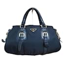 Bolso satchel convertible Prada de tessuto y cuero