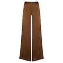 Pantalons Palazzo en Bronze Romeo Gigli