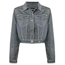 Versace Grey Denim Jacket