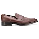 Salvatore Ferragamo Brown Leather Loafers