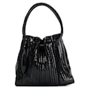 Giorgio Armani Black Snakeskin Bag - 2000s