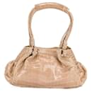 Giorgio Armani Nude Pink Crocodile Bag - 2000s