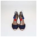 Sandales compensées Palm Beach multicolores Aquazzura