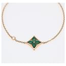 Bracelet Louis Vuitton Blossom BB Star en or rose 18K, malachite et diamants