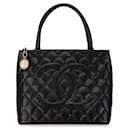 Schwarze Chanel Caviar Medallion Tote