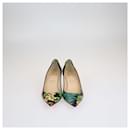 Christian Louboutin Multicolor Hawaii Print Pigale Follies 55 Pumps