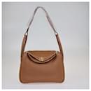 Hermes Gold Clemence Gold Hardware Lindy 26 Bag - Hermès