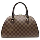 Sac à main Louis Vuitton Damier Ebene Ribera MM marron