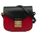 Bolso cruzado Patricia de cuero rojo MCM