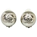 Boucles d'oreilles en argent Chanel Coco Mark