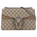 Bolsa de ombro Gucci Dionysus Small GG Supreme marrom