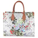 Louis Vuitton Silberne Metallic Monogramm Canvas LV Garden Onthego MM