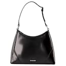 Bolso de hombro Linda - Staud - Cuero - Negro