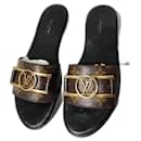 Louis Vuitton Lock it low mule Brown/Black Size 38