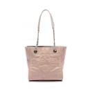 Chanel Deauville Tote Bag aus rosa Leder