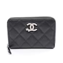 Chanel Black Lambskin Coin Purse