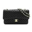 Chanel V-Stitched Ketten-Schultertasche